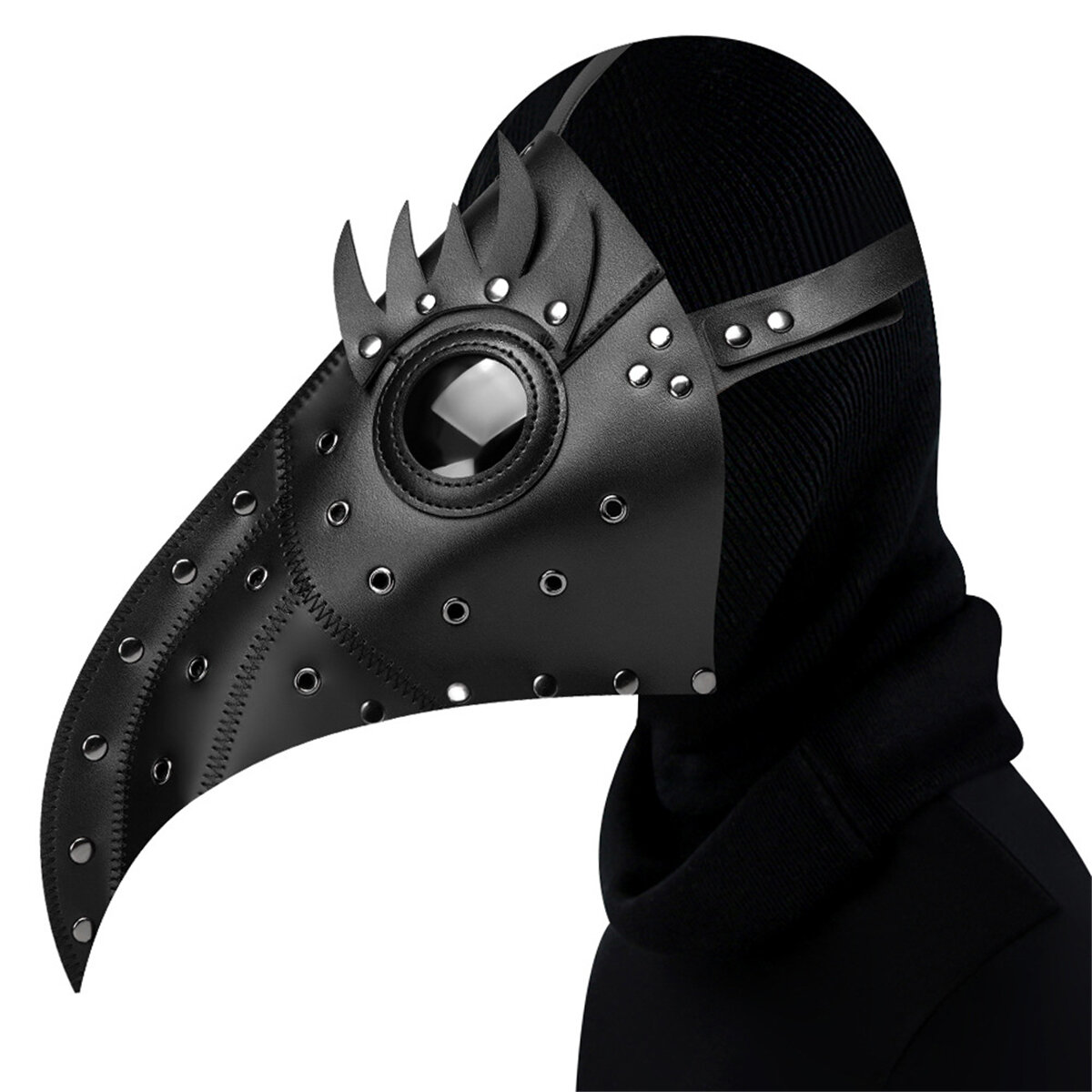 

Motorcycle Face Halloween Steampunk Bird Doctor Plague Mask Long Beak Cosplay Party Costume Prop