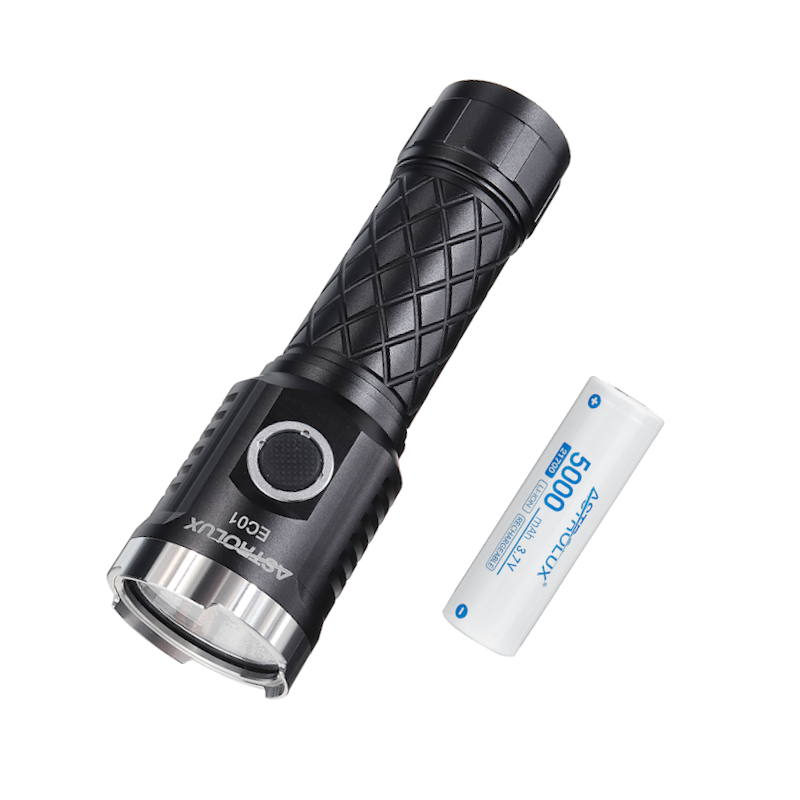 

Astrolux® EC01 XHP50.2 3500LM Anduril UI USB-C Rechargeable EDC Flashlight with 5000mAh 15A 21700 Battery