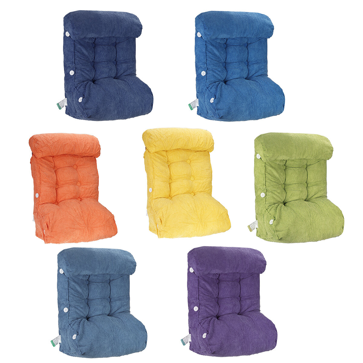Corn Fleece Triangle Pillow Bedside Slope Pillow Sofa Waist Cushion Removable Washable Bedside Cushi