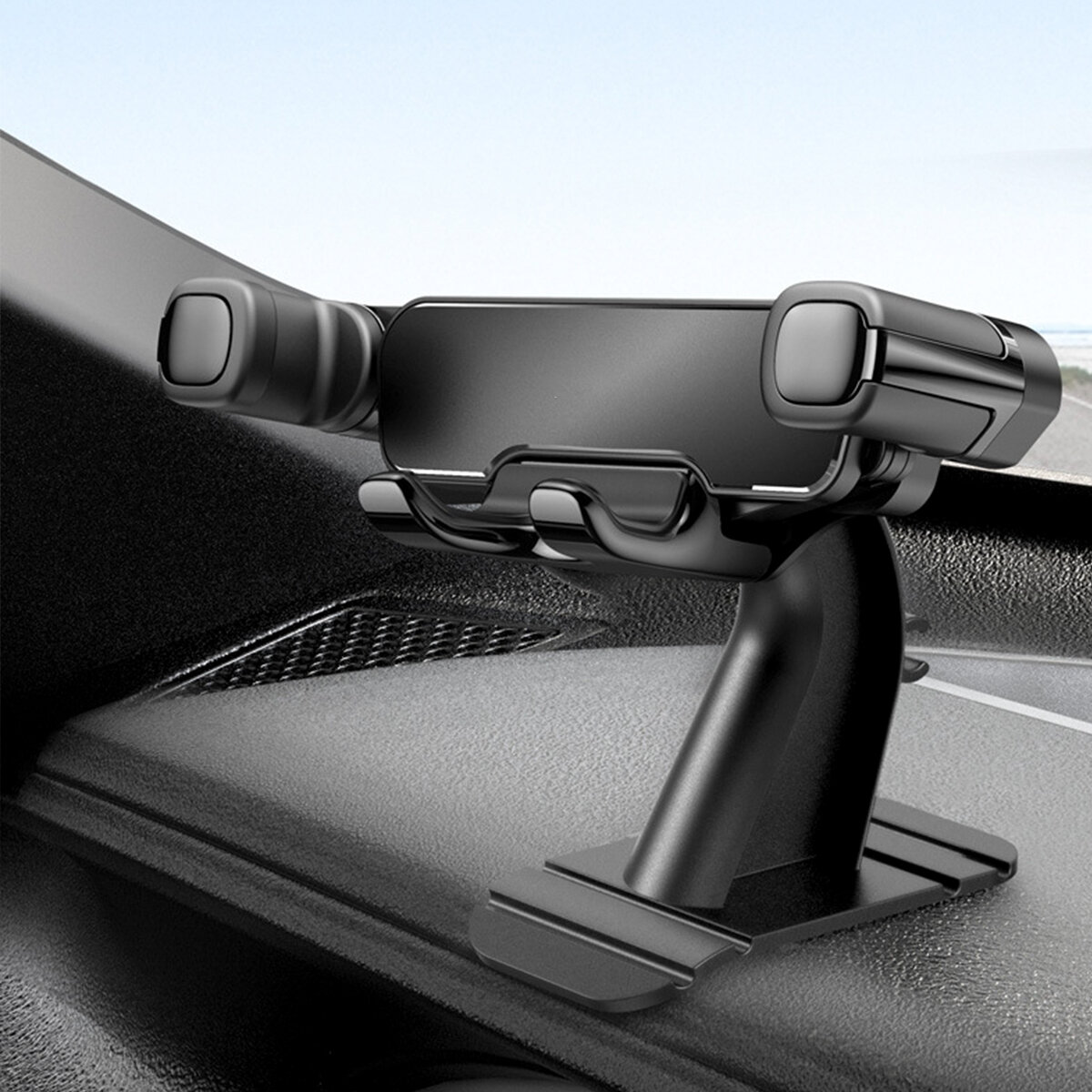 

Yesido Universal Multifunctional 360° Rotation Car GPS Navigation Dashboard Mobile Phone Holder Bracket for iPhone 12 Ga