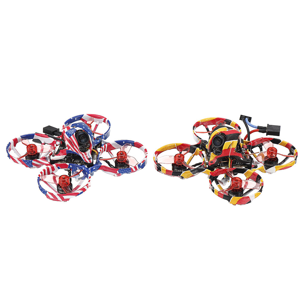 Eachine US65 DE65 PRO 65mm 1－2S Brushless Whoop FPV Racing Drone BNF CrazybeeX F4 FC CADDX ANT Cam 0802 14000KV Motor － DE65 PRO FrSky R－XSR Receiver