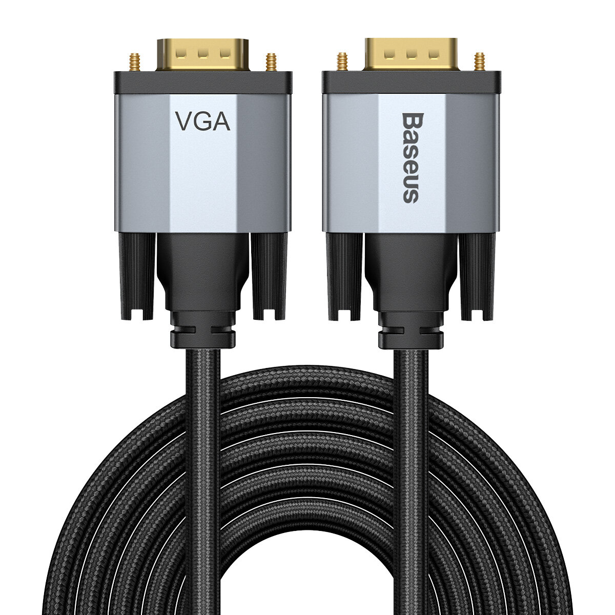 Baseus 15-pins 1080P HD Mannelijk naar VGA-naar-VGA-adapterkabel voor projector Monitor Computer PC 