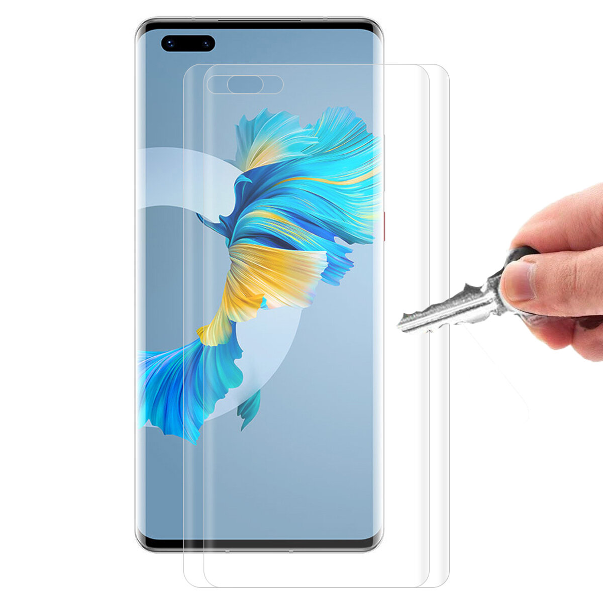 Enkay voor Huawei Mate 40 Pro/40 Pro+ / 40 RS Frontfilm High Definition 3D Curved Edge Hot Blending 