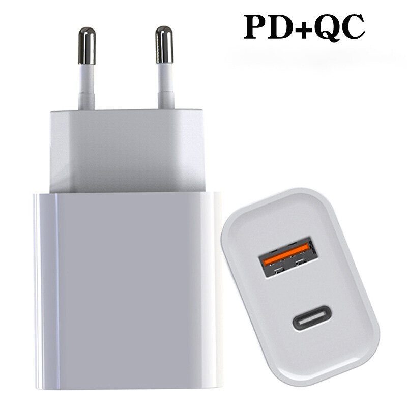 

Bakeey USB C PD 20W QC3.0 USB Charger Travel Charger Adapter Fast Charging For iPhone 12 12Pro 12Mini OnePlus 8Pro 8T