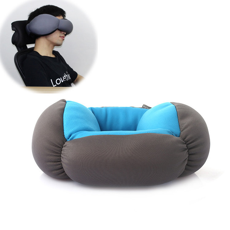 ThinkLoopâ„¢ Loop Annular Travel Nap Pillow Foam Particle Cotton Neck Protected Pillow Cushion