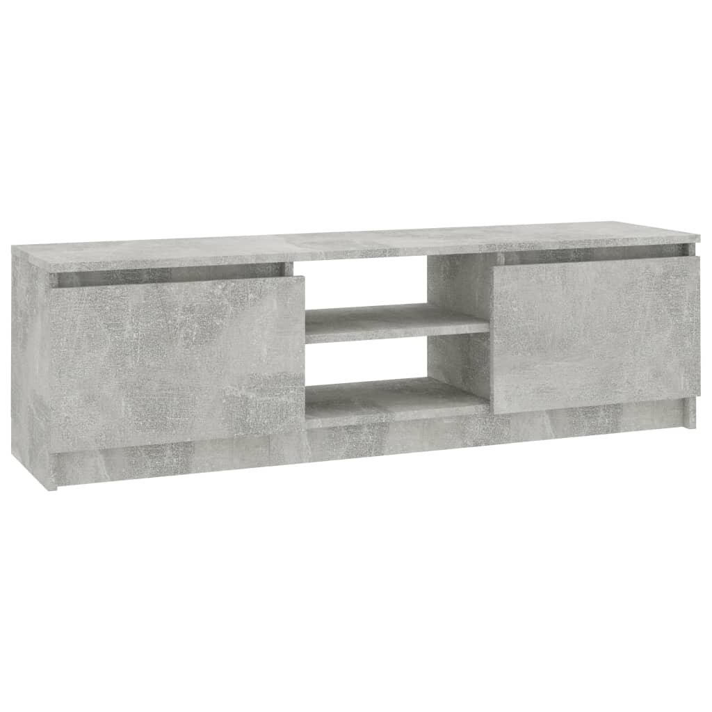 

TV Cabinet Concrete Gray 47.2"x11.8"x13.9" Chipboard