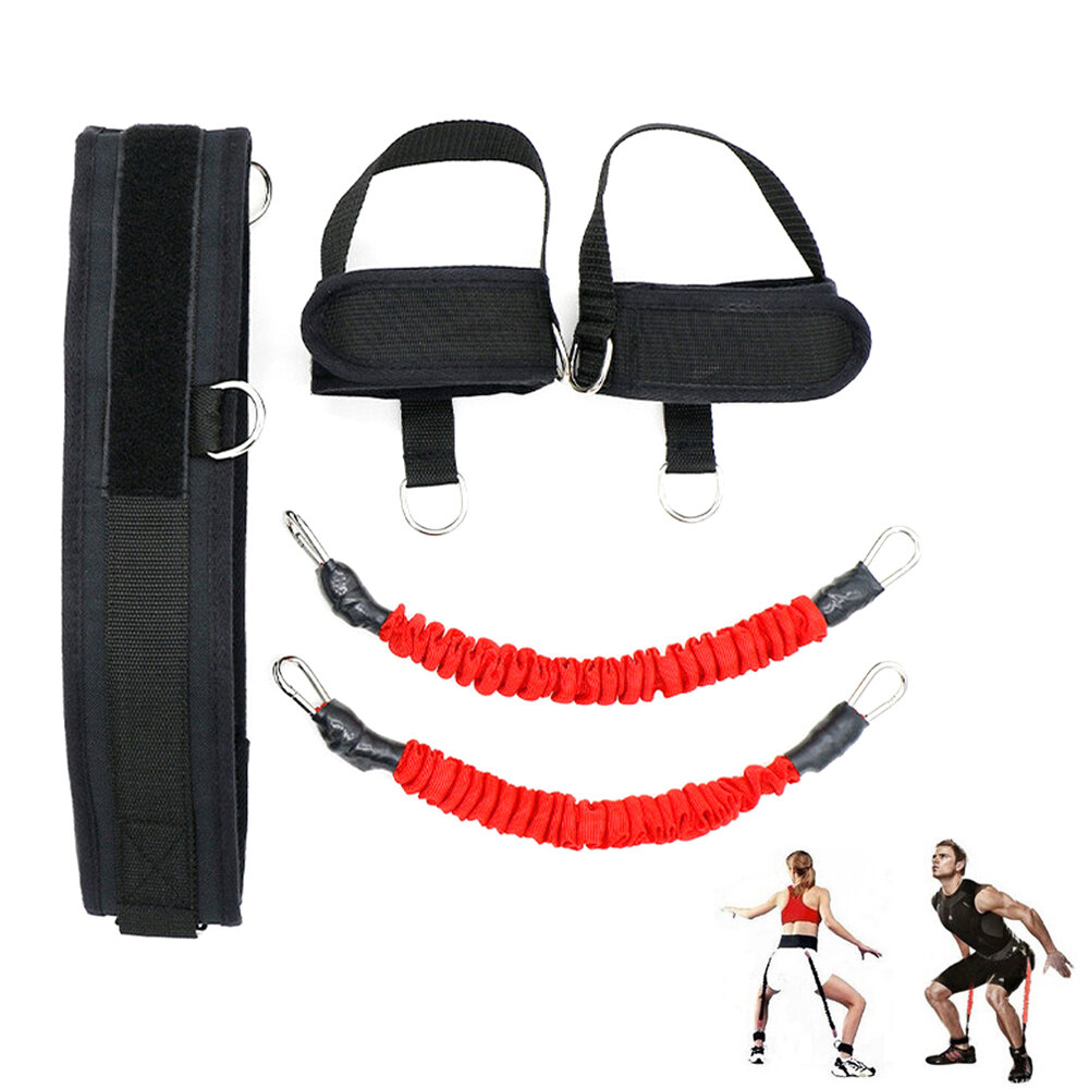 

KALOAD Fitness Trainer Rope Leg Strength Training Strap Exercise Resistance Bands Basketball Tennis Home Gym Sport
