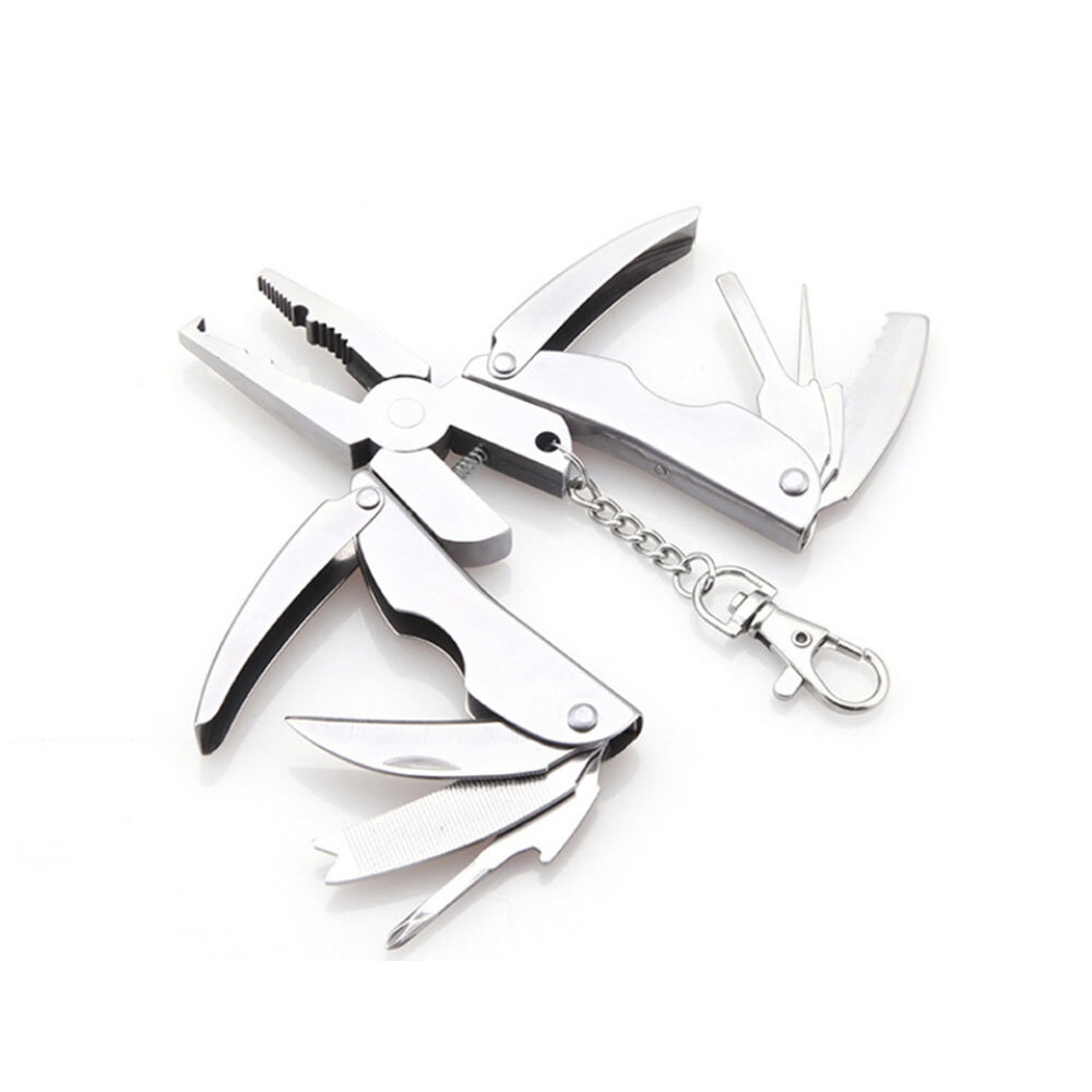 Многофункциональные плоскогубцы XANES® 6-в-1 Single Phillips Отвертка File Knife Stitch Serrated Knife Pocket Survival Tactical Набор Кемпинг Travel