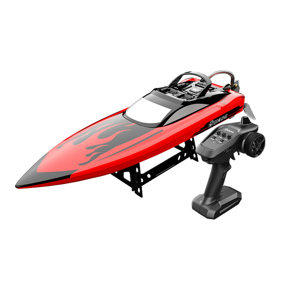 Eachine EBT05 RTR 2.4G 4CH 40km/h Brushless High Speed RC Boat Length 57cm Vehicles Models w/ Capsize Water Cooling System Toys