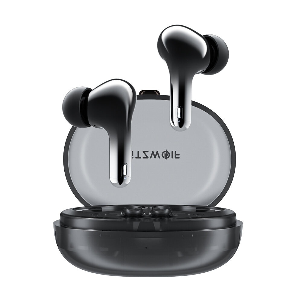 BlitzWolf® BW-FYE18 TWS Bluetooth-koptelefoon Draadloze oordopjes Game Muziekmodus AAC-audio Semi-transparant Unieke oordopjes met microfoon