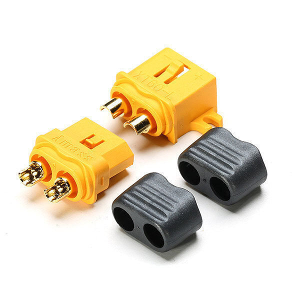 Amass Fixed XT60-L Plug Connector With Sheath Housing Male & Female 1 Pair