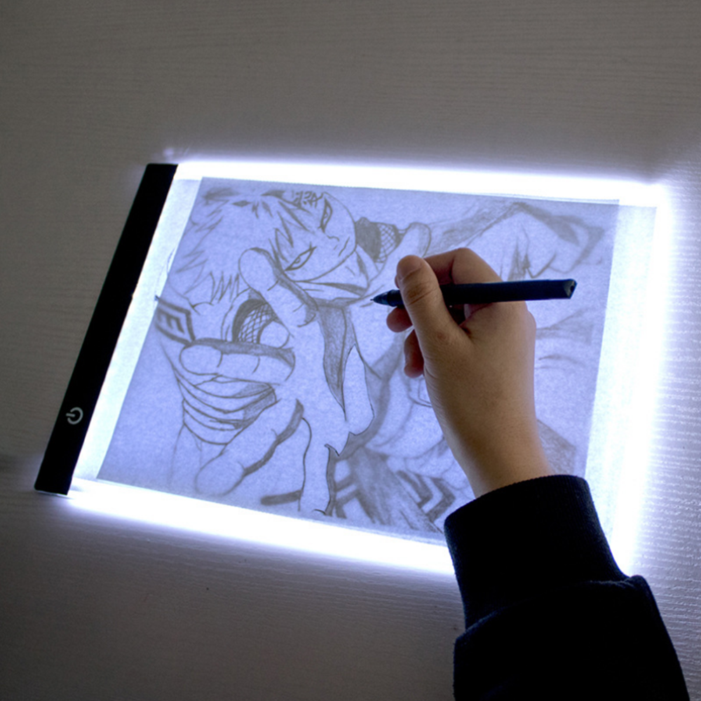 

A4 USB LED Drawing Copy Pad Tablet Stepless/Three Gear Dimmable USB Tracing Light Diamond Painting Board LED Light Artbo