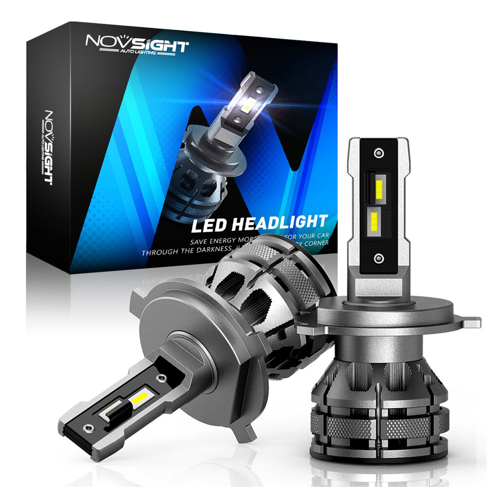 NOVSIGHT A500-N38 40W 2-delige LED-koplamp Autokoplampen Bollen H4/H13/9007