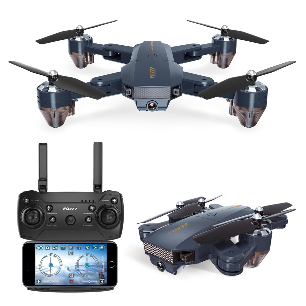 DRC WiFi FPV Foldable RC Quadcopter Remote Control Drone 720P 4 Channel 0.3/2MP