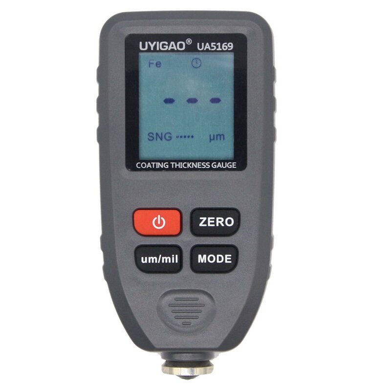 

UYIGAO UA5169 Digital Paint Coating Thickness Gauge Handheld Car Paint Meter Auto Coatings Thickness Tester Fe/NF Probe