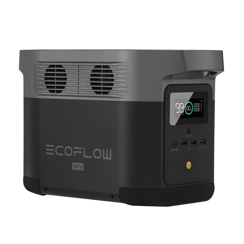 [US Direct] ECOFLOW Mini 882Wh 1400W Tragbares Kraftwerk AC-Ausgang Notstromversorgung Tragbarer Stromgenerator für Ausflüge Reisen Camping