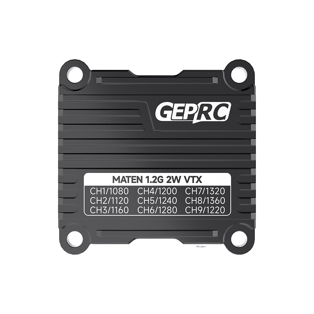 

GEPRC MATEN 1.2GHz 9CH 25mW/400mW/800mW/2000mW Pitmode MMCX VTX FPV Transmitter Support IRC Tramp for RC Drone Airplane