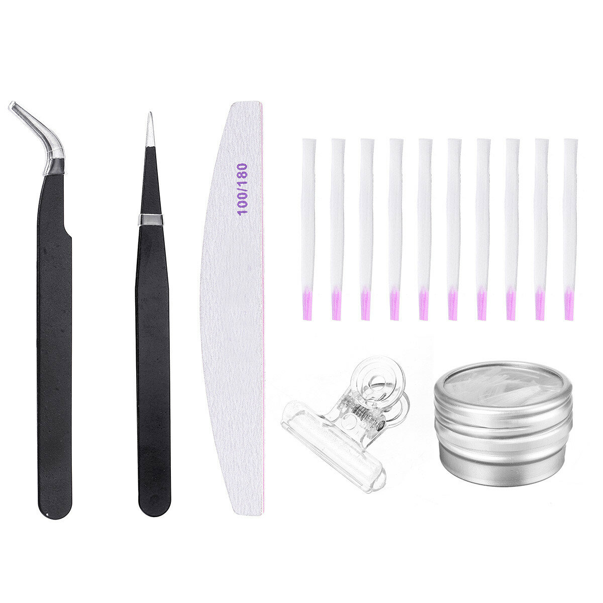 Adjustable Fiberglass Nail Extension Gel Kit Nail DIY Manicure Salon Tools
