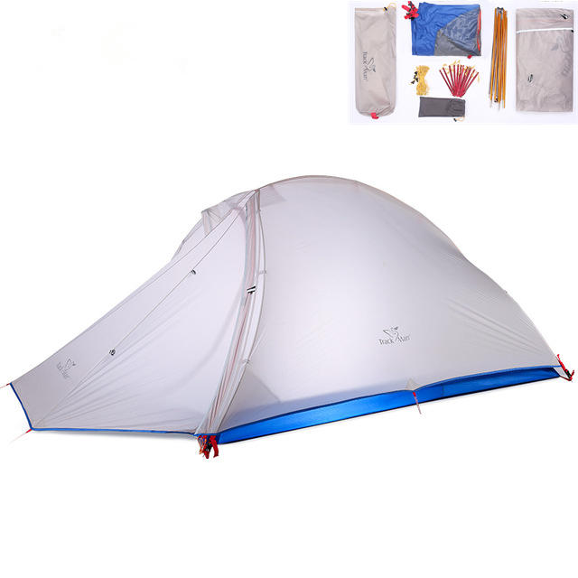Trackman TM1301 Outdoor Camping Tent 2 Persones Camadas duplas Caminhada profissional de piquenique