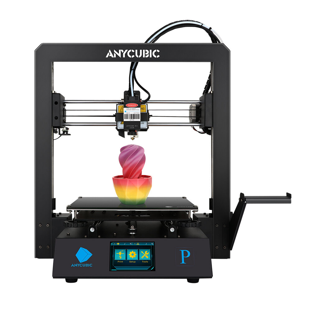 Anycubic®Mega Pro多用途2-in-1 3Dプリンターキット210x210x205mm印刷エリア、TMC2208デュアルギアエクストルーダーサポートレーザー彫刻