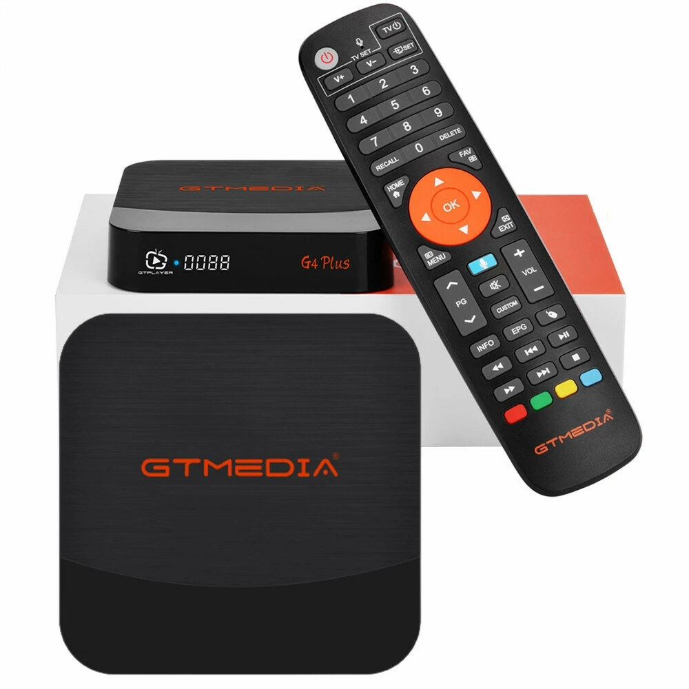 Gtmedia G4 Plus Android 11 Smart TV Box 4.1 Bluetooth Voice Remote HD 4K H.265 Quad Core S905W2 2G 1