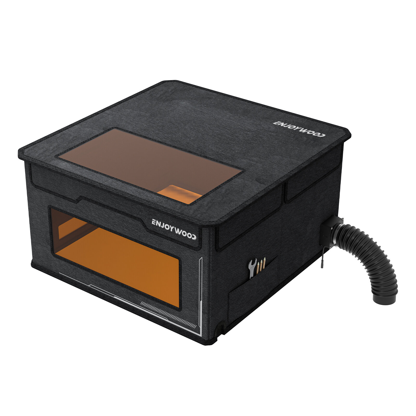 

ENJOYWOOD FB2 Engraver Protective Cover Enclosure Foldable Dust-Proof Cover for All Brand Laser Engraver