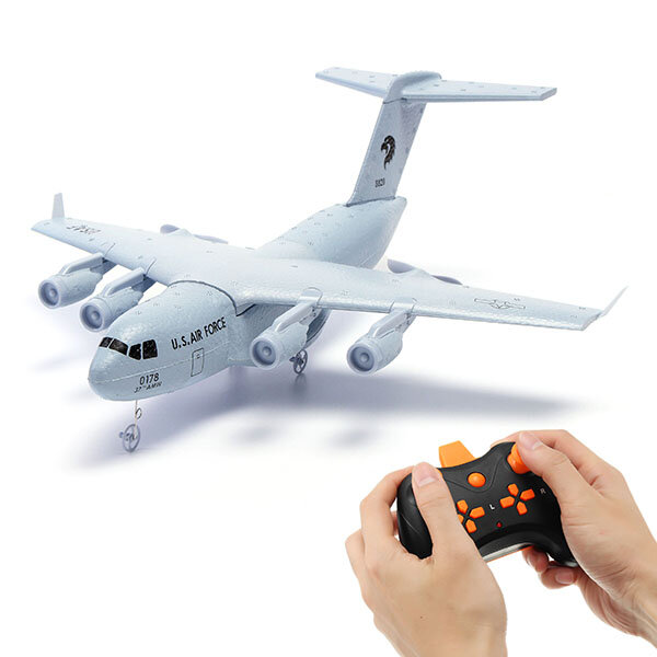 C17 C-17 Transport 373 mm spanwijdte EPP DIY binnentuin vliegende hobby speelgoed RC vliegtuig RTF v