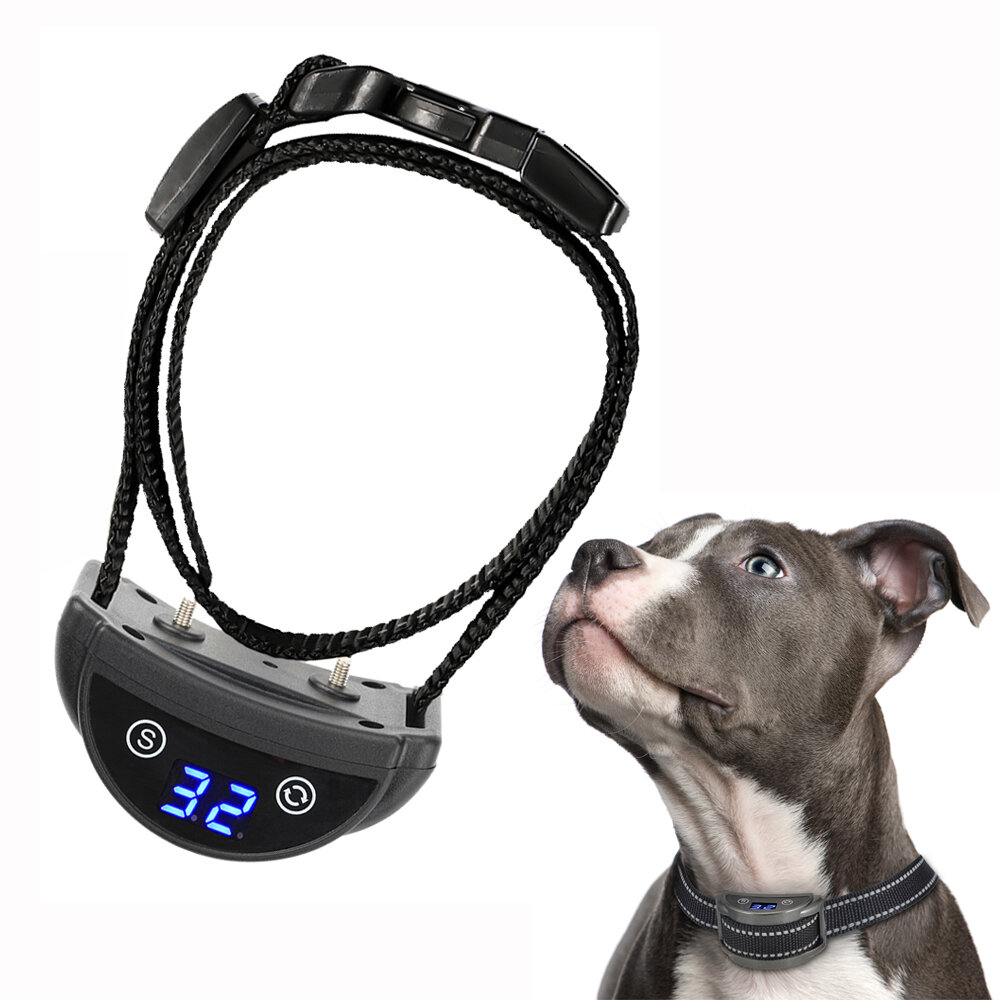 PaiPaitek PD 259B Oplaadbare schoktrillingen Geen blaffen Anti-blaffende halsband Pet Training Colla