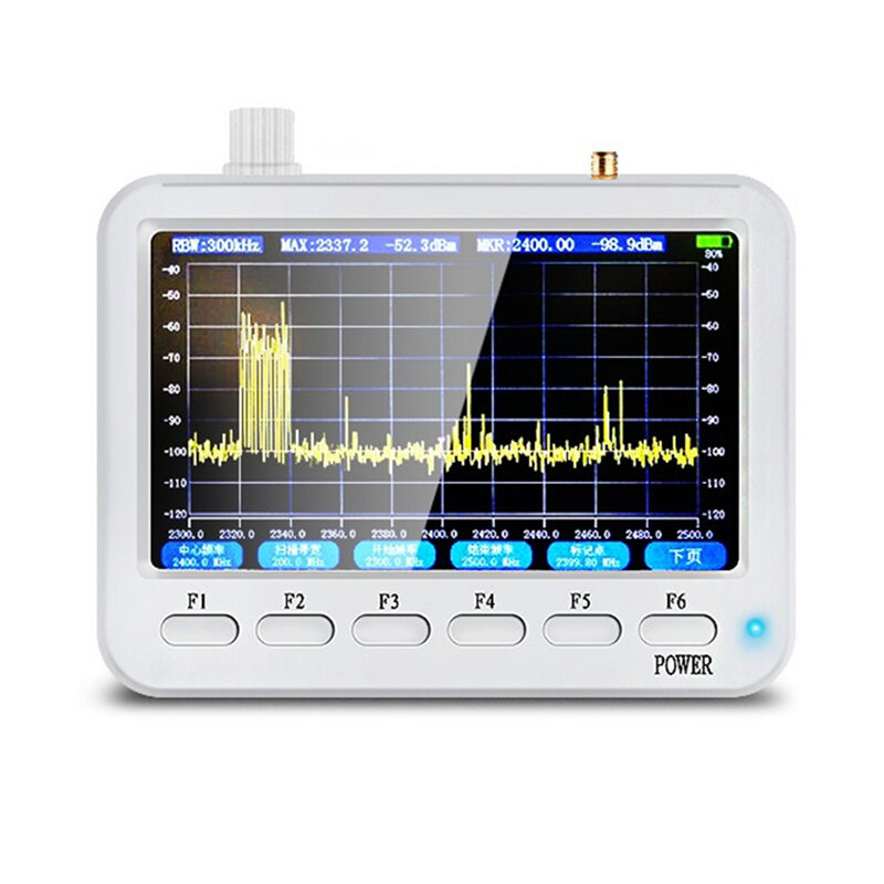 XT-127 Draagbare Spectrum Analyzer Signaal Frequentie Meetinstrument 10-2700 MHz WIFI Radio RFID Str