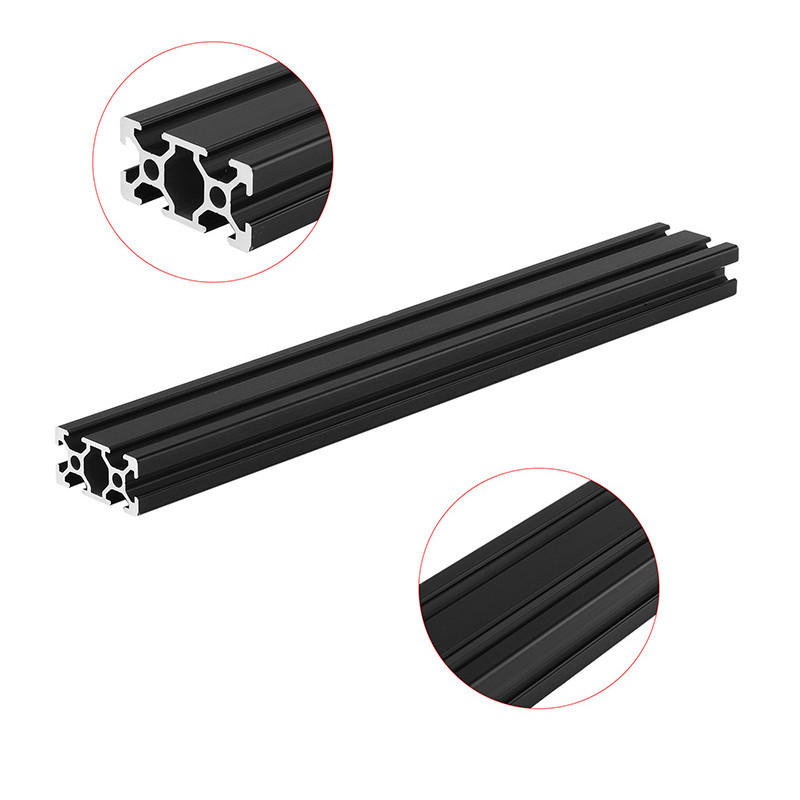 

Machifit 300mm Length Black Anodized 2040 T-Slot Aluminum Profiles Extrusion Frame For CNC