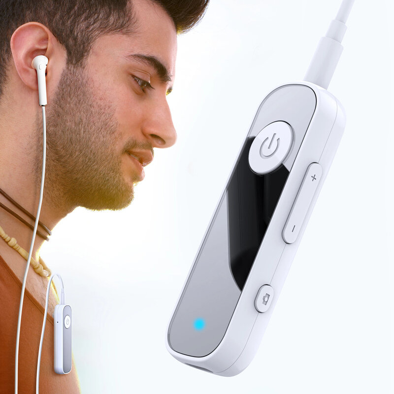 

Bakeey GS1 Wireless Bluetooth 5.0 Приемник Аудио адаптер громкой связи Авто Набор с Микрофон AUX Out для динамика наушни
