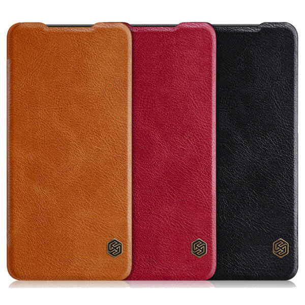 NILLKIN Qin Flip Credit Card Slot Smart Sleep PU Leather Protective Case For Huawei P30 Cases & Leather from Mobile Phones & Accessories on banggood.com