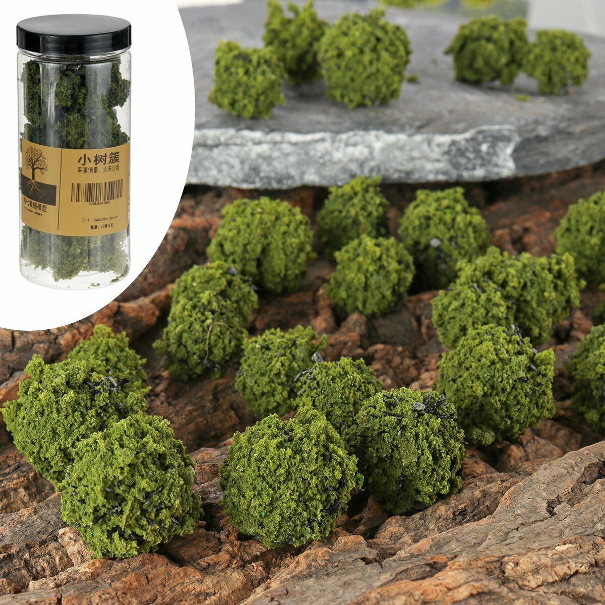 

Model Scale Tree Cluster Garden Railway Scenery Layout Miniature Landscape DIY Decorations