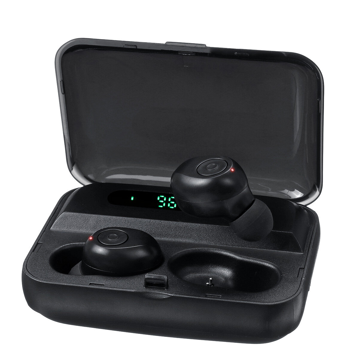 Portable TWS Wireless bluetooth Stereo Earphone Intelligent Control Waterproof Earbuds with LED Digital Display Charging