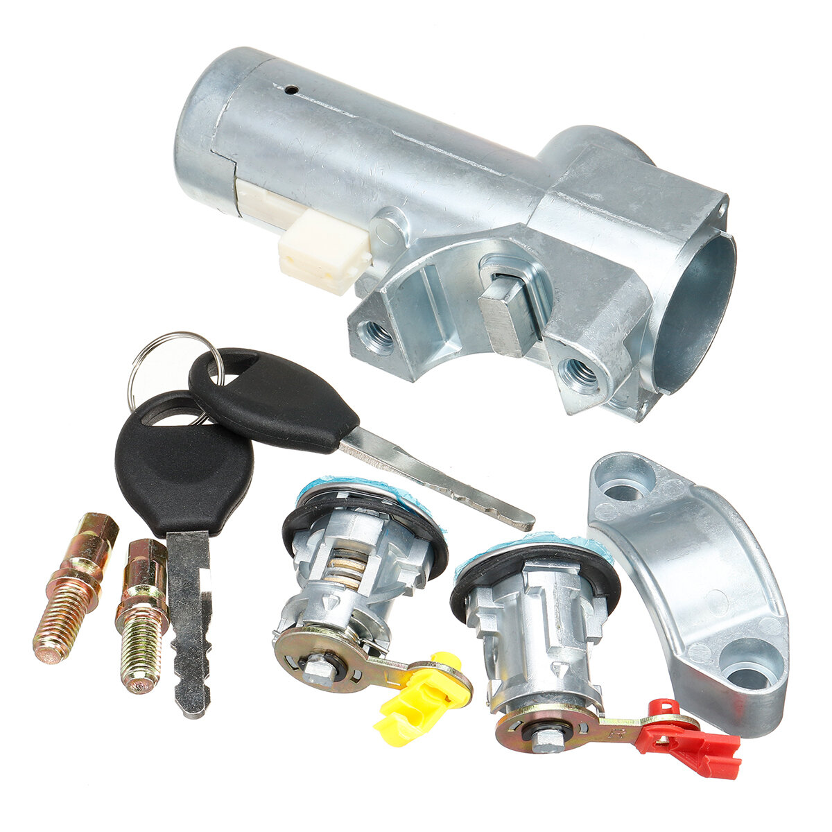 Set of 3 Ignition Barrel Lock & Keys Metal For Nissan Navara D22 03/97 - 05/06