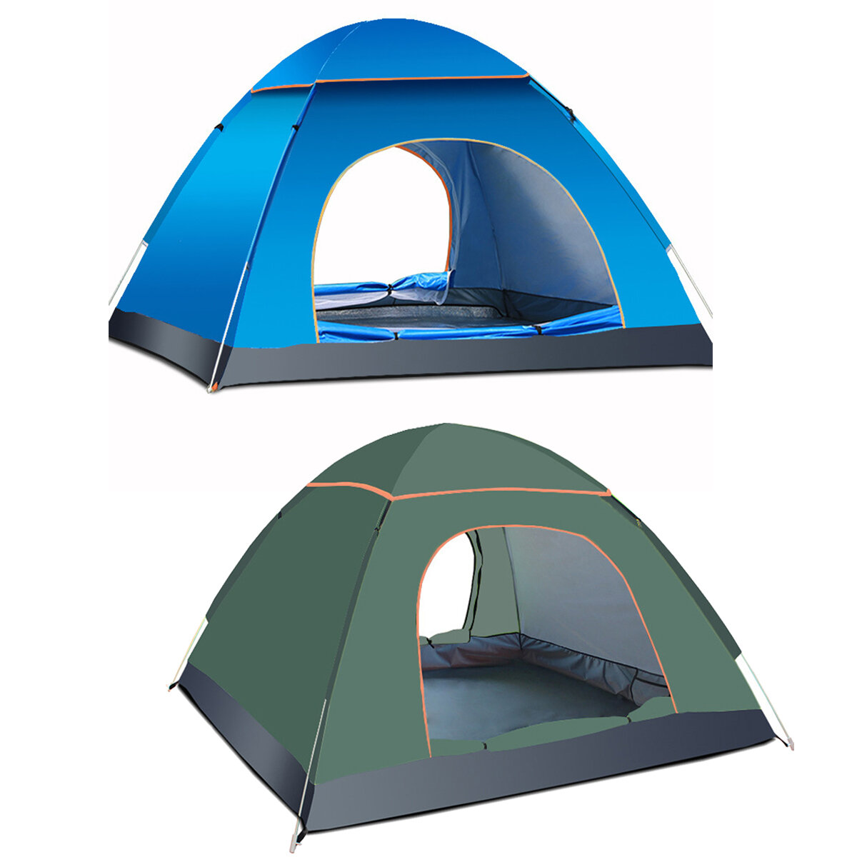 3-4 Person Camping Tent Automatic Waterproof UV Protection Sunshade Canopy Outdoor Travel