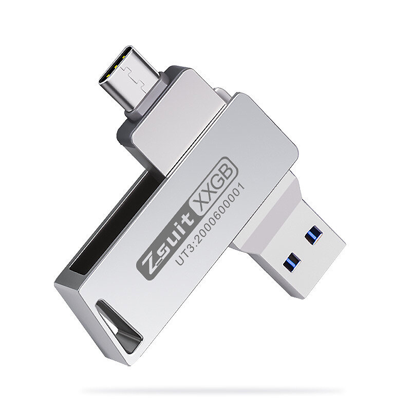 Zsuit Type-C & USB3.1 Flash Drive Dual Metal Interface 32G/64G/128G High Speed Data Transmissie Draa
