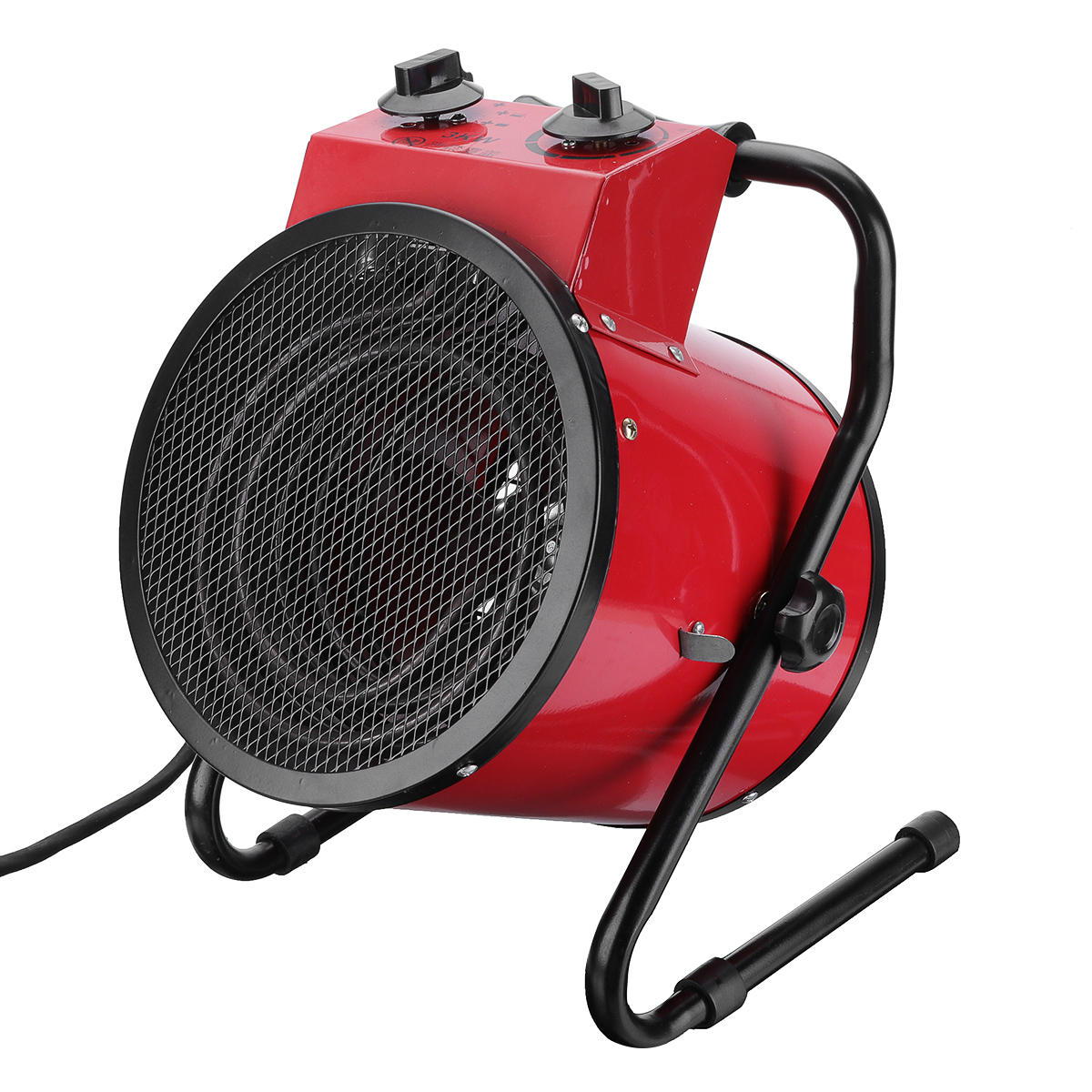 3KW Electric Industrial Fan Heater Waterproof Workshop Garage Space Overheat