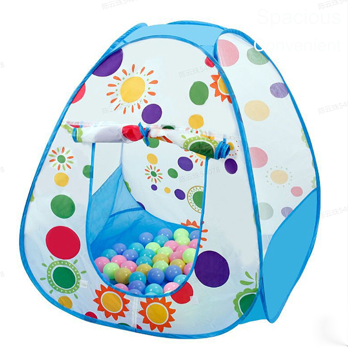 3 In1 Baby Tent Kid Crawling Tunnel Play Tent House Ball Pit Pool Tent for Children Toy Ball Pool Oc