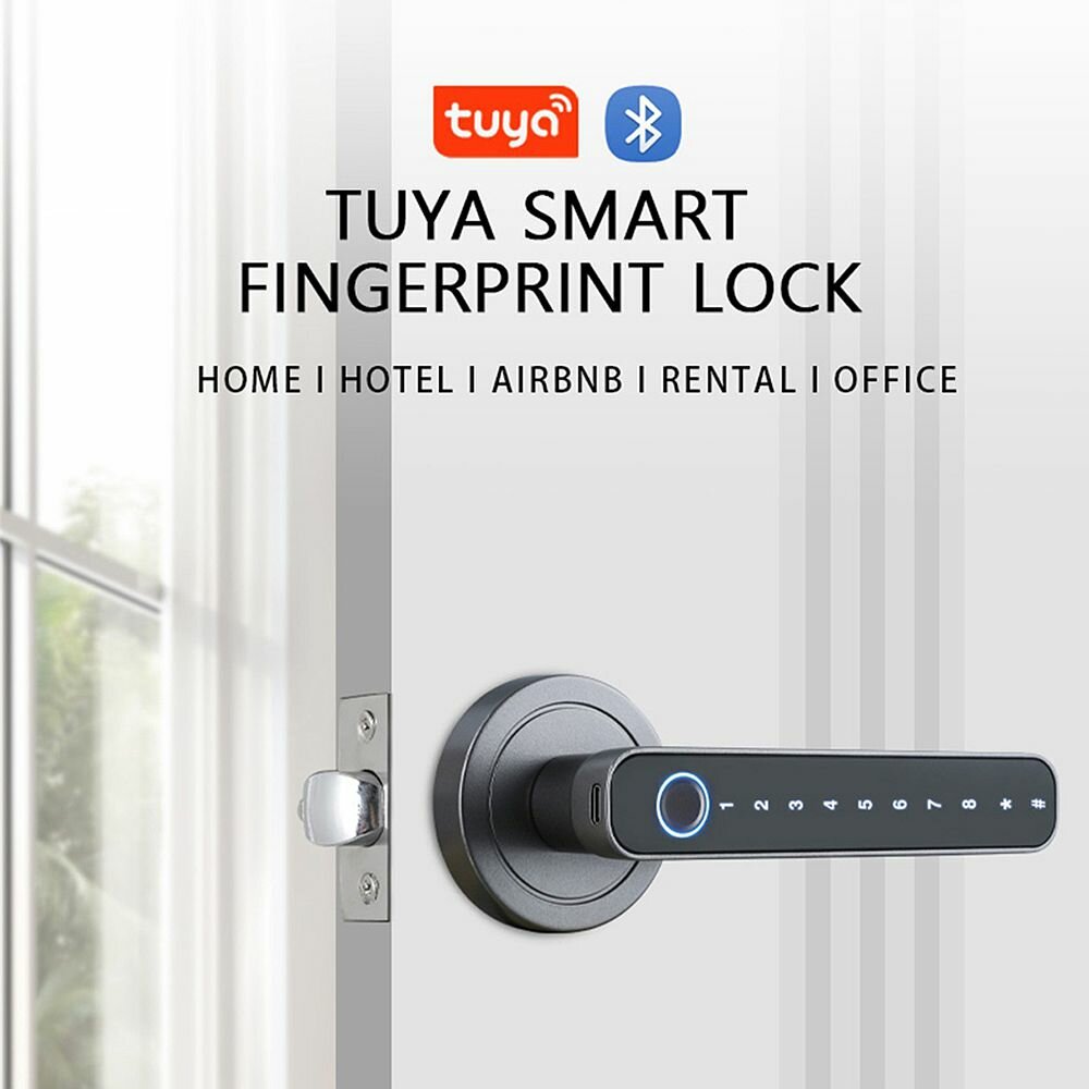 Smart Klamka Tuya Smart Door Lock za $39.99 / ~174zł