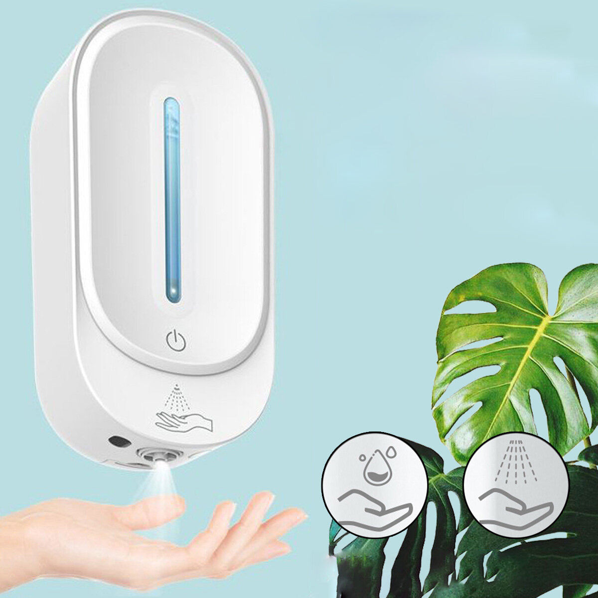 350ML Wandgemonteerde Infrarood Inductie Zeepdispenser Automatische Sensor Handwasmachine met 3 nive
