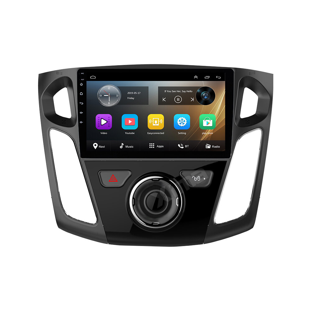 YUEHOO9インチAndroid10.0カーステレオラジオマルチメディアプレーヤー2G / 4G + 32G GPS WIFI 4G FM AM Bluetooth For Ford Focus 3 MK3 2012-2017