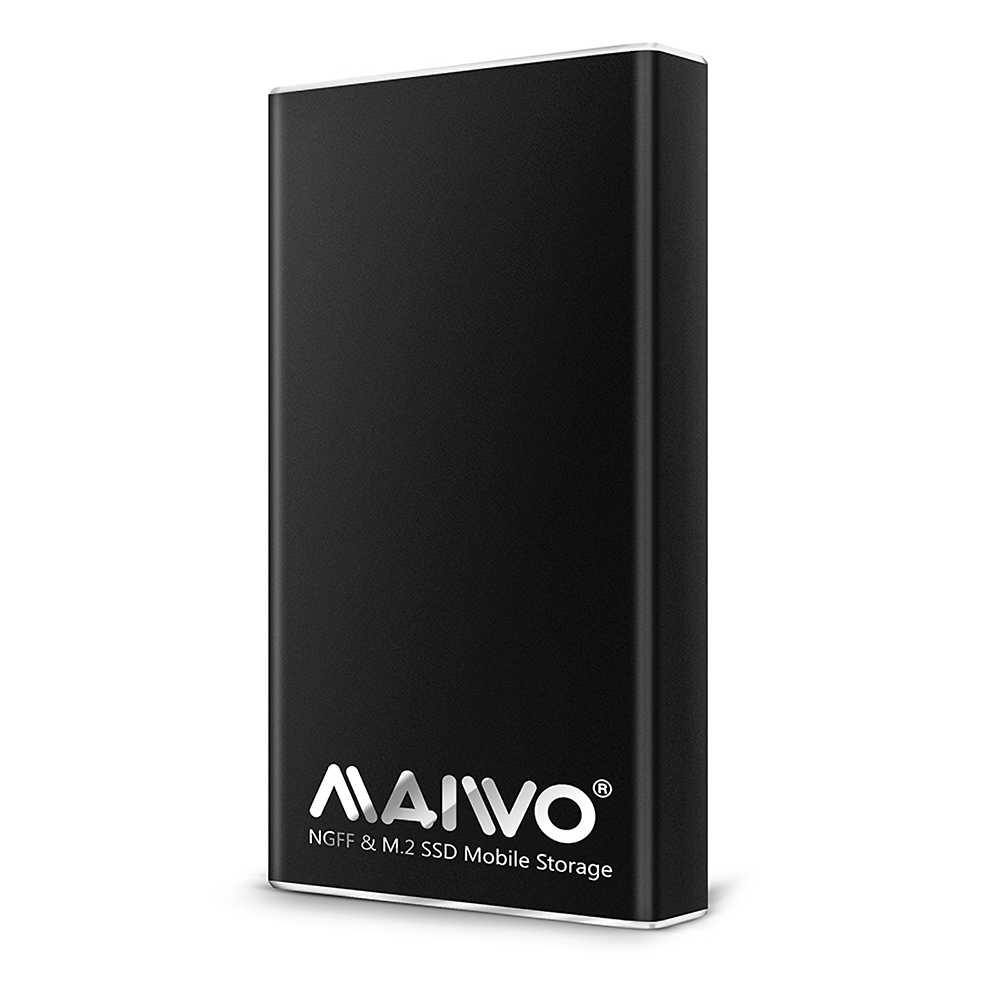MAIWO K1942N M.2 NGFFからType-C SSDハードドライブエンクロージャー2230 2240ソリッドステートドライブ用アルミ合金SSDケース