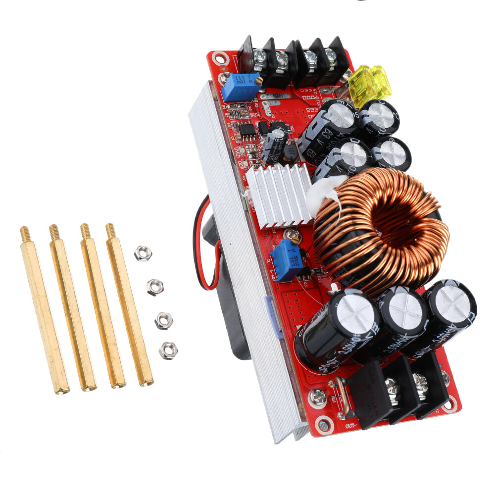 1500W 30A DC-DC Boost Converter Step-up Power Supply Module in 10~60V Out 12~90V Yosoo Health Gear Step Up DC Boost Converter 