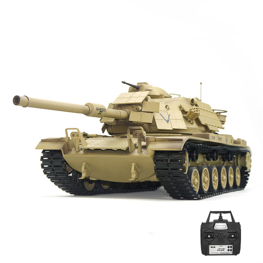 M60A1 1/16 2.4G Amerikaanse tank kunststof basisversie RC auto voertuigmodellen
