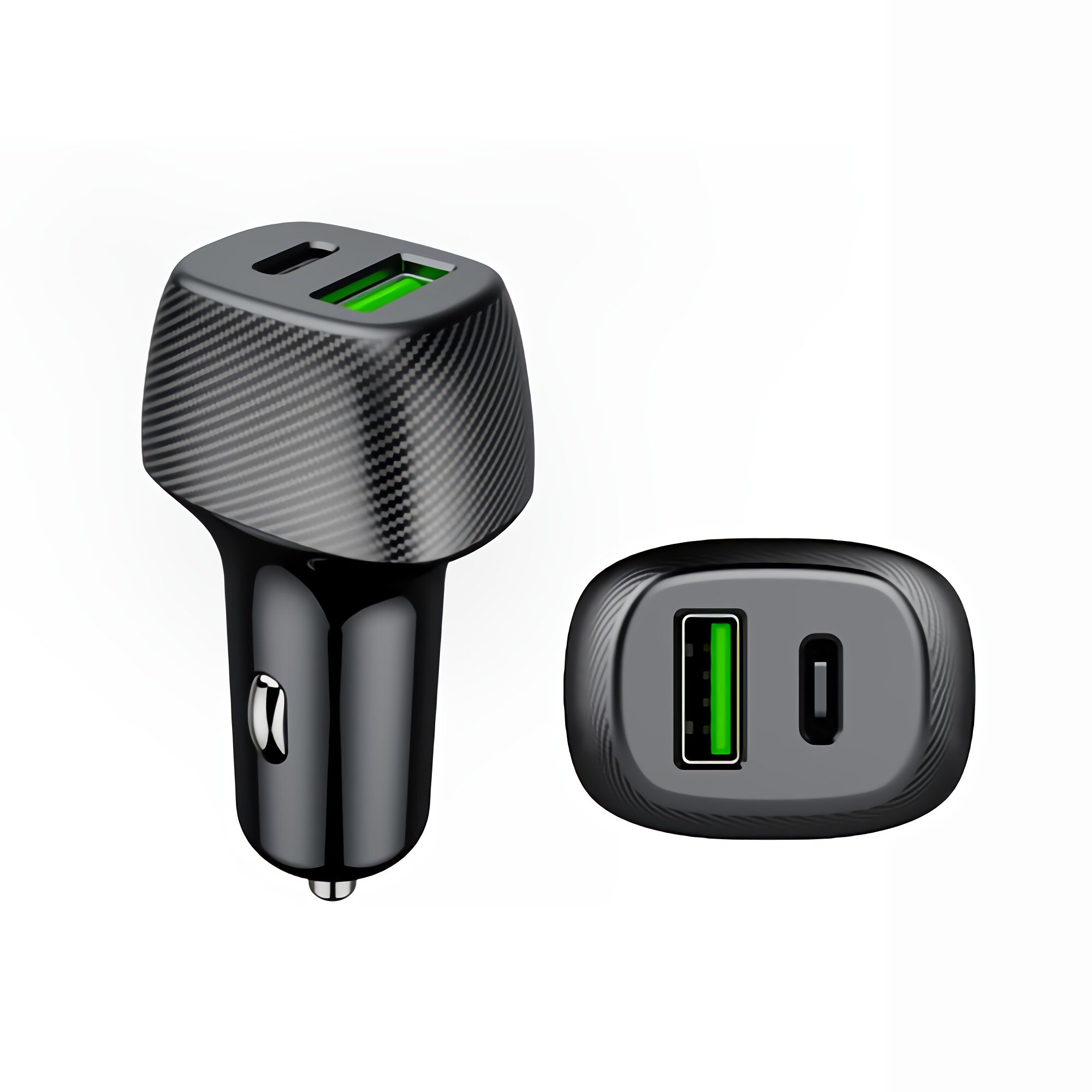 Bakeey 38W 2-Port USB PD Car Charger Adapter 20W USB-C PD & 18W USB-A QC3.0 Fast Charging For iPhone 13 Pro Max For Sams