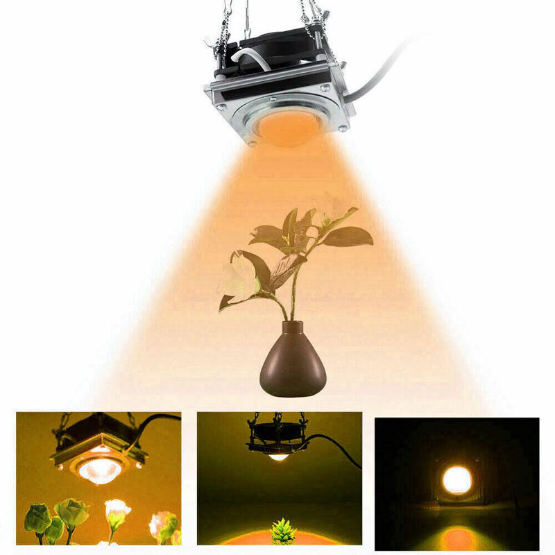 

60w Sunlight COB Growth Lamp Full Spectrum LED Plant Lamp Waterproof Indoor Veg Seed Plant Growth Lighting Growing Lamp