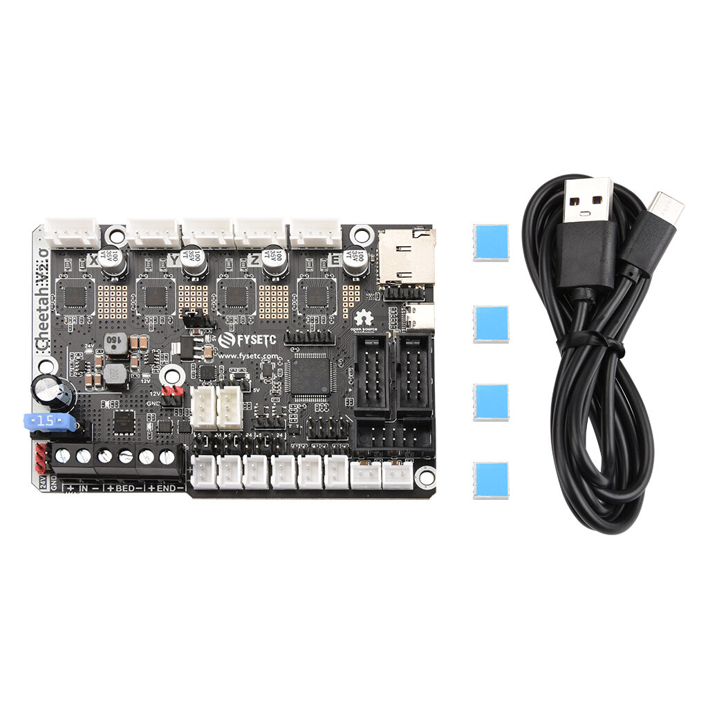 Cheetah v2.0 Motherboard 2.0 Upgrade Board Integrated TMC2209 forEnder-3/5 3D Printer Accessories