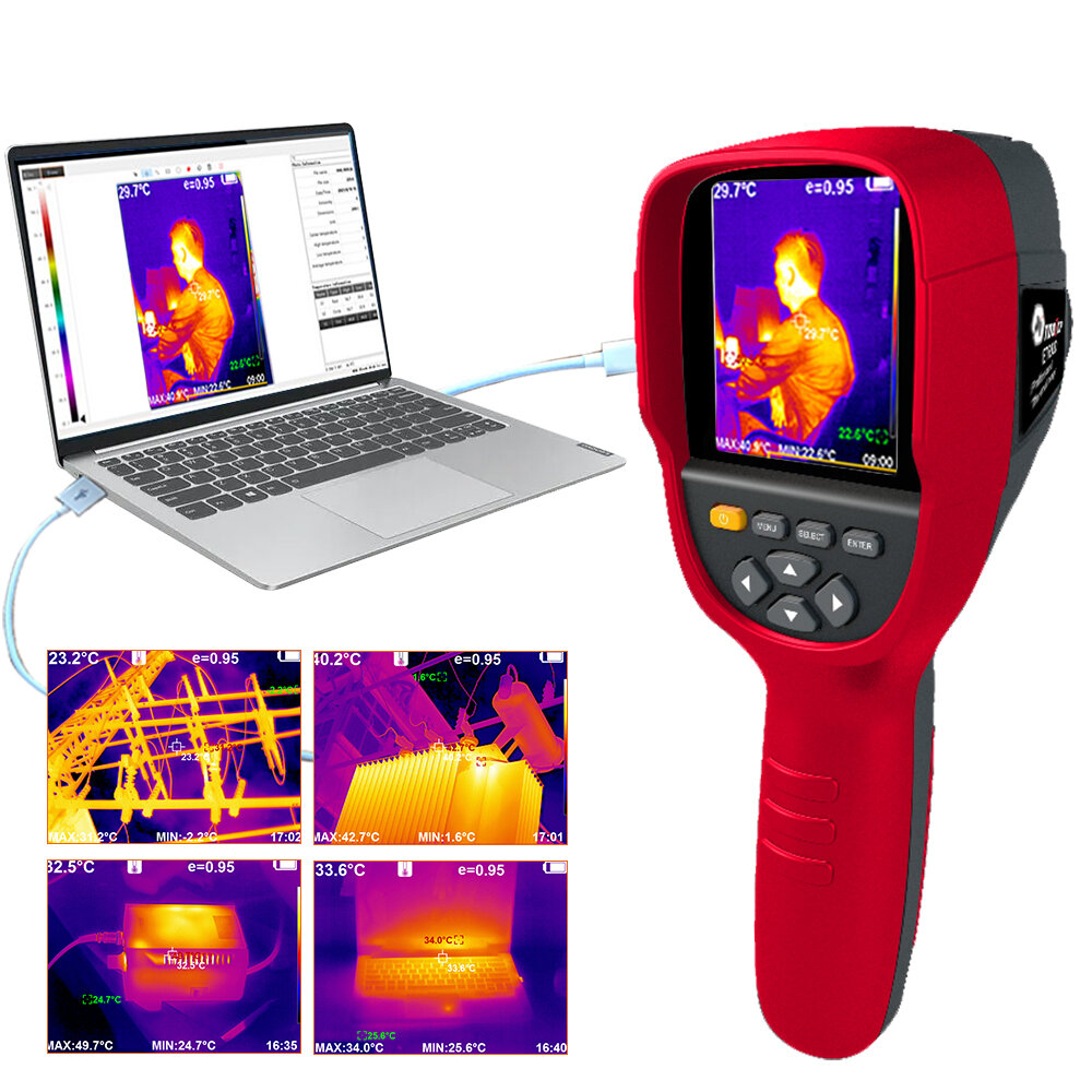 TOOLTOP ET692D 320*240 Handheld Infrared Thermal Imager -20~350 PC Software Analysis Industrial Ther