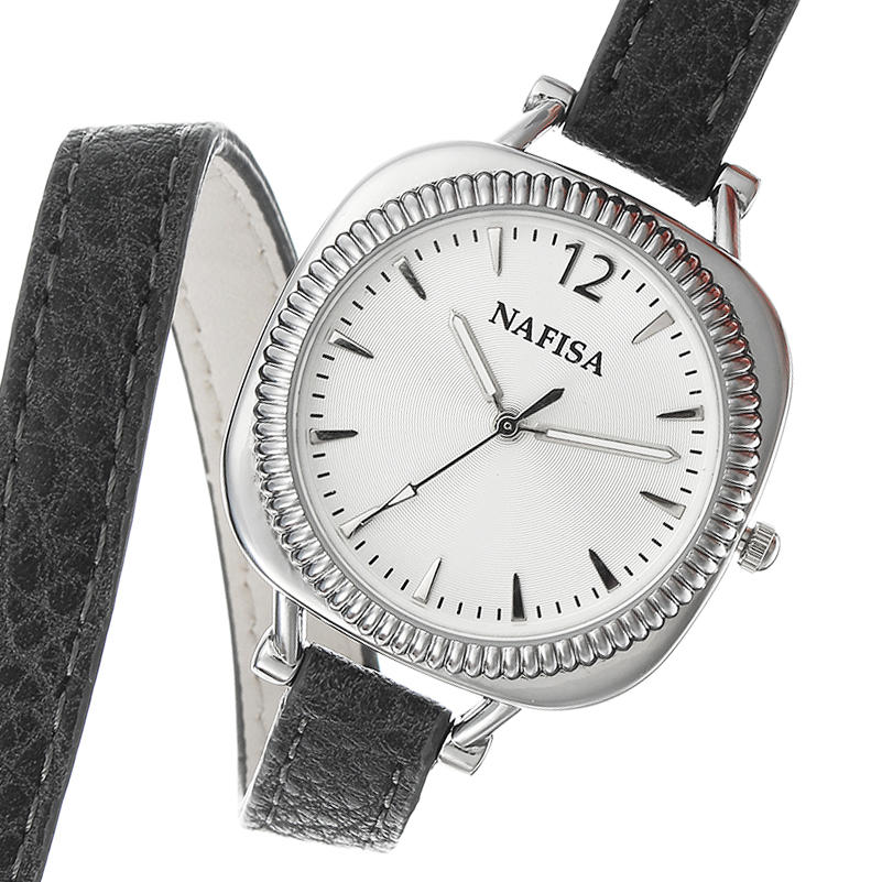 Image of NAFISA Elegantes Damen Quarzuhr-Art- und Weisebgel-Geschenk-Uhr-beilufige Damen Kleid Armband-Uhr